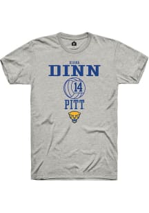 Kiana Dinn Ash Pitt Panthers NIL Sport Icon Short Sleeve T Shirt