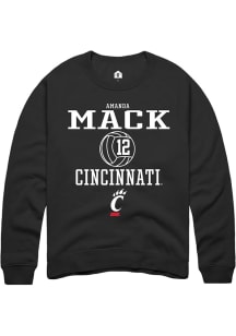 Amanda Mack  Rally Cincinnati Bearcats Mens  NIL Sport Icon Long Sleeve Crew Sweatshirt