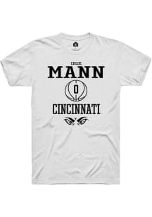 Chloe Mann  Cincinnati Bearcats White Rally NIL Sport Icon Short Sleeve T Shirt