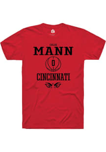 Chloe Mann  Cincinnati Bearcats Red Rally NIL Sport Icon Short Sleeve T Shirt