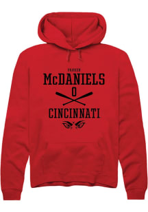 Parker McDaniels Rally Mens Red Cincinnati Bearcats NIL Sport Icon Hooded Sweatshirt