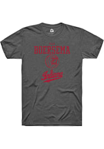 Ella Boersema  Indiana Hoosiers Dark Grey Rally NIL Sport Icon Short Sleeve T Shirt