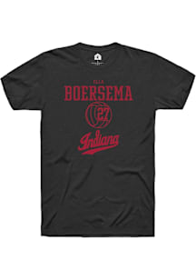 Ella Boersema  Indiana Hoosiers Black Rally NIL Sport Icon Short Sleeve T Shirt