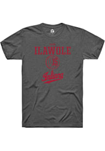 Sade Ilawole  Indiana Hoosiers Dark Grey Rally NIL Sport Icon Short Sleeve T Shirt