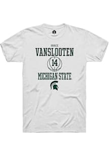 Grace VanSlooten  Michigan State Spartans White Rally NIL Sport Icon Short Sleeve T Shirt
