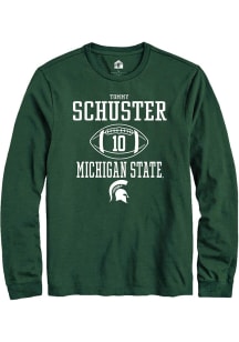 Tommy Schuster  Michigan State Spartans Green Rally NIL Sport Icon Long Sleeve T Shirt