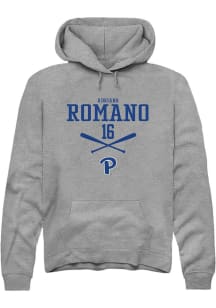 Adriana Romano Rally Mens Graphite Pitt Panthers NIL Sport Icon Hooded Sweatshirt