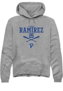 Amanda Ramirez Rally Mens Graphite Pitt Panthers NIL Sport Icon Hooded Sweatshirt