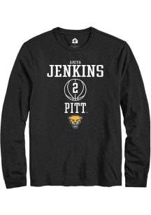 Amiya Jenkins Rally Mens Black Pitt Panthers NIL Sport Icon Tee