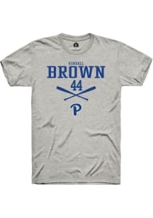 Kendall Brown  Pitt Panthers Ash Rally NIL Sport Icon Short Sleeve T Shirt