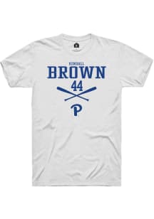 Kendall Brown  Pitt Panthers White Rally NIL Sport Icon Short Sleeve T Shirt