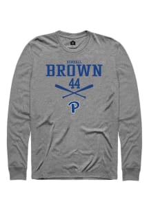 Kendall Brown  Pitt Panthers Grey Rally NIL Sport Icon Long Sleeve T Shirt