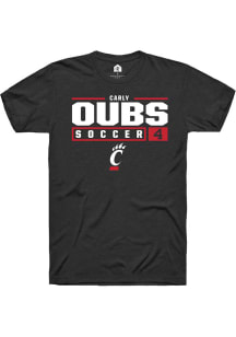 Carly Oubs  Cincinnati Bearcats  Rally NIL Stacked Box Short Sleeve T Shirt