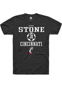 Olivia Stone Black Cincinnati Bearcats NIL Sport Icon Short Sleeve T Shirt