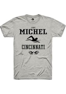 Libby Michel Ash Cincinnati Bearcats NIL Sport Icon Short Sleeve T Shirt