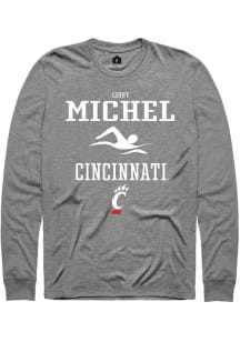 Libby Michel Rally Mens Graphite Cincinnati Bearcats NIL Sport Icon Tee