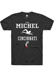 Libby Michel Black Cincinnati Bearcats NIL Sport Icon Short Sleeve T Shirt