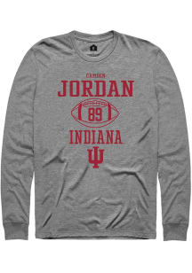 Camden Jordan Rally Mens Graphite Indiana Hoosiers NIL Sport Icon Tee