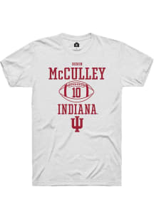 Derin McCulley White Indiana Hoosiers NIL Sport Icon Short Sleeve T Shirt