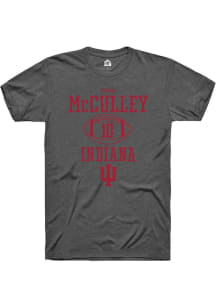 Derin McCulley Dark Grey Indiana Hoosiers NIL Sport Icon Short Sleeve T Shirt