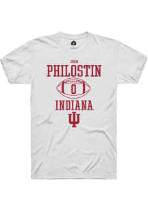 Josh Philostin White Indiana Hoosiers NIL Sport Icon Short Sleeve T Shirt