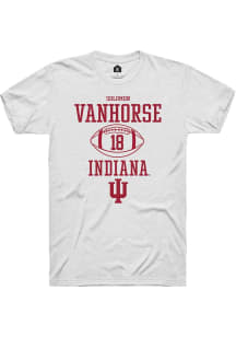 Solomon Vanhorse White Indiana Hoosiers NIL Sport Icon Short Sleeve T Shirt