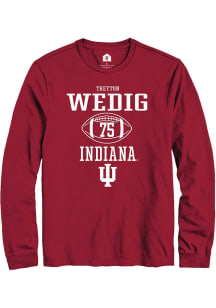 Treyton Wedig Rally Mens Red Indiana Hoosiers NIL Sport Icon Tee