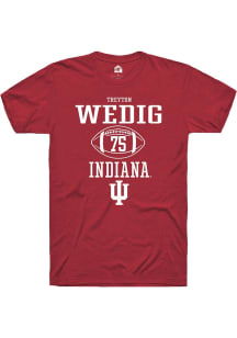 Treyton Wedig Red Indiana Hoosiers NIL Sport Icon Short Sleeve T Shirt