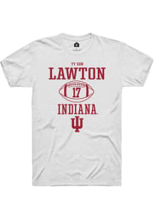 Ty Son Lawton White Indiana Hoosiers NIL Sport Icon Short Sleeve T Shirt