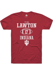 Ty Son Lawton Red Indiana Hoosiers NIL Sport Icon Short Sleeve T Shirt