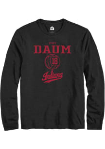 Avery Daum Rally Mens Black Indiana Hoosiers NIL Sport Icon Tee
