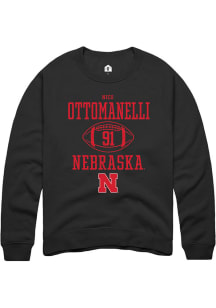 Nico Ottomanelli Rally Mens  Nebraska Cornhuskers NIL Sport Icon Crew Sweatshirt