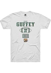 Blake Guffey  Ohio Bobcats White Rally NIL Sport Icon Short Sleeve T Shirt