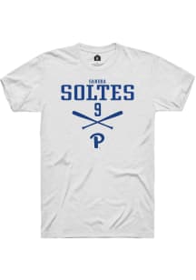 Sandra Soltes  Pitt Panthers White Rally NIL Sport Icon Short Sleeve T Shirt