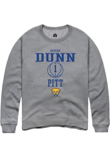 Damian Dunn Rally Mens Graphite Pitt Panthers NIL Sport Icon Crew Sweatshirt