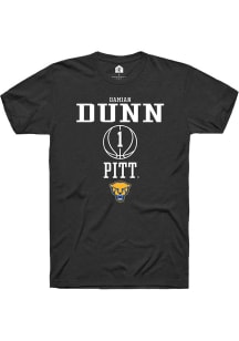 Damian Dunn Black Pitt Panthers NIL Sport Icon Short Sleeve T Shirt