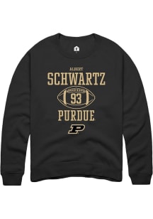 Albert Schwartz Rally Mens  Purdue Boilermakers NIL Sport Icon Crew Sweatshirt