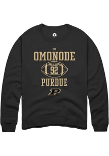 Mo Omonode Rally Mens  Purdue Boilermakers NIL Sport Icon Crew Sweatshirt