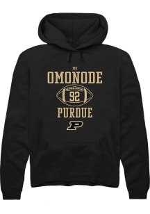 Mo Omonode Rally Mens  Purdue Boilermakers NIL Sport Icon Hooded Sweatshirt