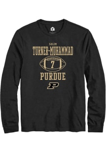 Salim Turner-Muhammad Rally Mens  Purdue Boilermakers NIL Sport Icon Tee