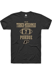 Salim Turner-Muhammad  Purdue Boilermakers NIL Sport Icon Short Sleeve T Shirt