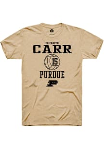 Elizabeth Carr Gold Purdue Boilermakers NIL Sport Icon Short Sleeve T Shirt