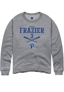 Shelby Frazier Rally Mens Graphite Pitt Panthers NIL Sport Icon Crew Sweatshirt