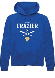 Shelby Frazier Rally Mens Blue Pitt Panthers NIL Sport Icon Hooded Sweatshirt