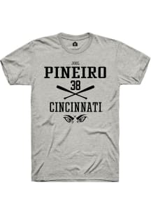 Joel Pineiro Ash Cincinnati Bearcats NIL Sport Icon Short Sleeve T Shirt