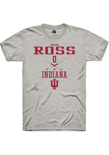 Brooke Ross Ash Indiana Hoosiers NIL Sport Icon Short Sleeve T Shirt