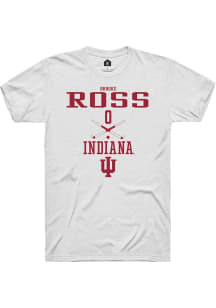 Brooke Ross White Indiana Hoosiers NIL Sport Icon Short Sleeve T Shirt