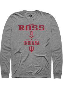 Brooke Ross Rally Mens Graphite Indiana Hoosiers NIL Sport Icon Tee