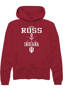 Brooke Ross Rally Mens Red Indiana Hoosiers NIL Sport Icon Hooded Sweatshirt