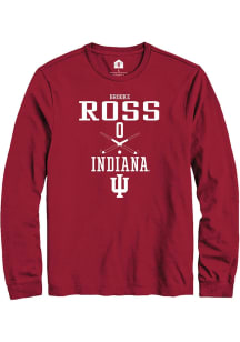 Brooke Ross Rally Mens Red Indiana Hoosiers NIL Sport Icon Tee